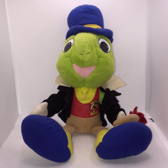 Jiminy Cricket Plush Stuffed Toy 14” Disney Pinocchio - Picture 9 of 9